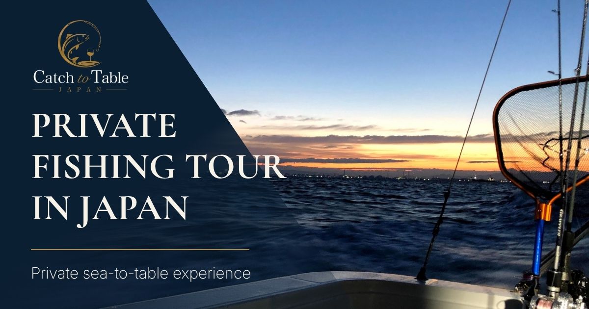 Private fishing charter boat on Osaka Bay for a sea-to-table dining experience